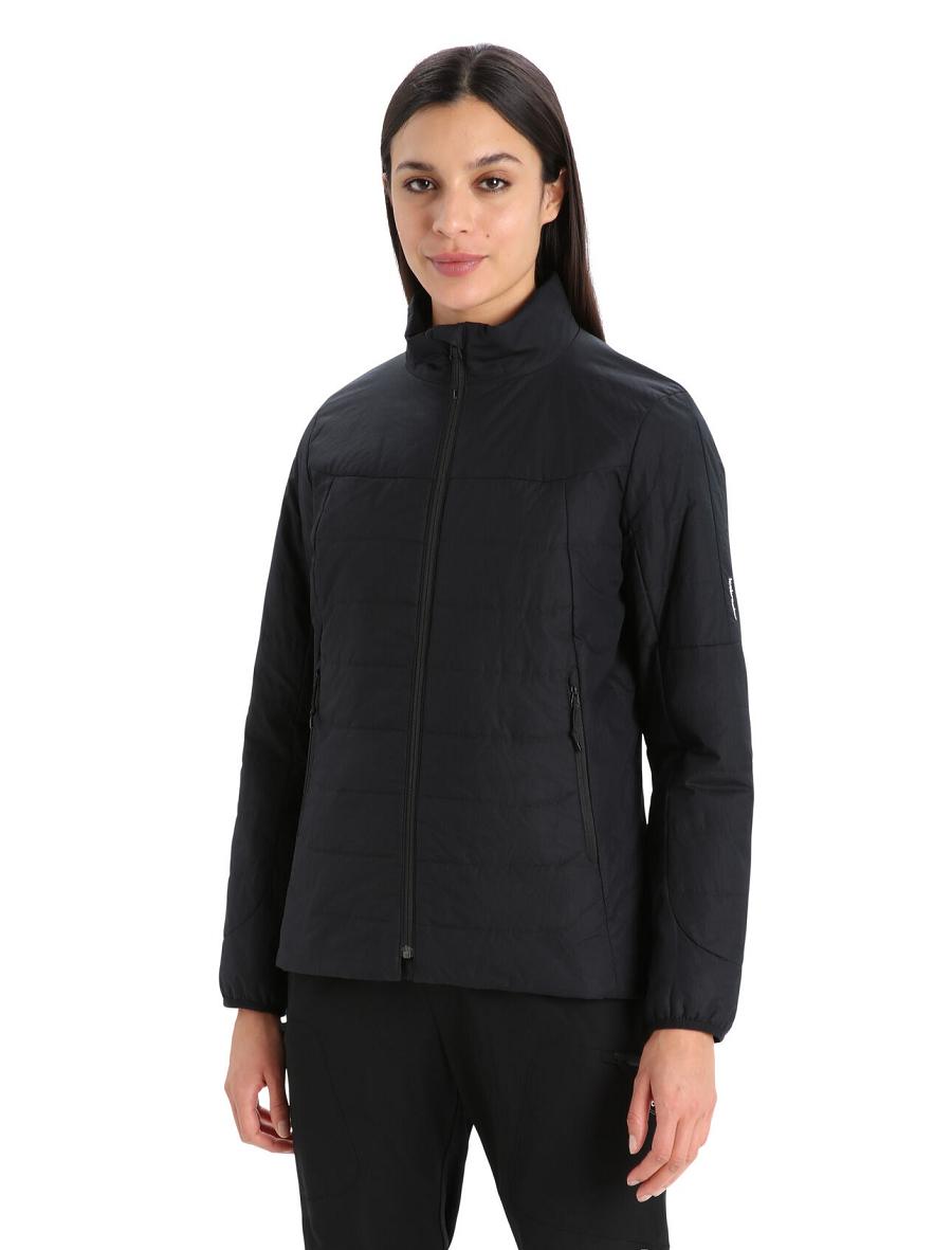 Black Women\'s Icebreaker MerinoLoft™ Jackets | USA 1649TCEV